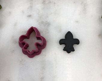 Fleur de Lis 102 Clay Cutter for Earrings