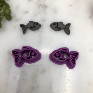 Fish 107 Clay Cutter Set for Earrings