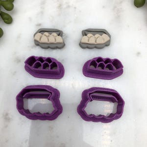 Egg Carton 266-I718 Clay Cutter Set for Earrings