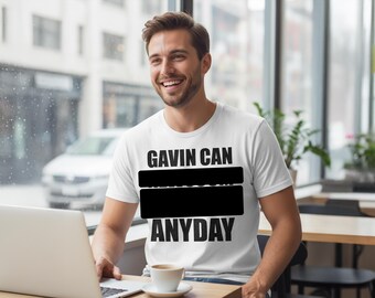 Trump Gavin Newsom Nickname Backfires | Satire | Unisex Graphic T-Shirt