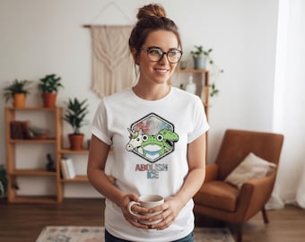 Abolish ICE Protest Art | Portland Frog Unicorn Dino Resistance Design | Unisex Graphic T-Shirt