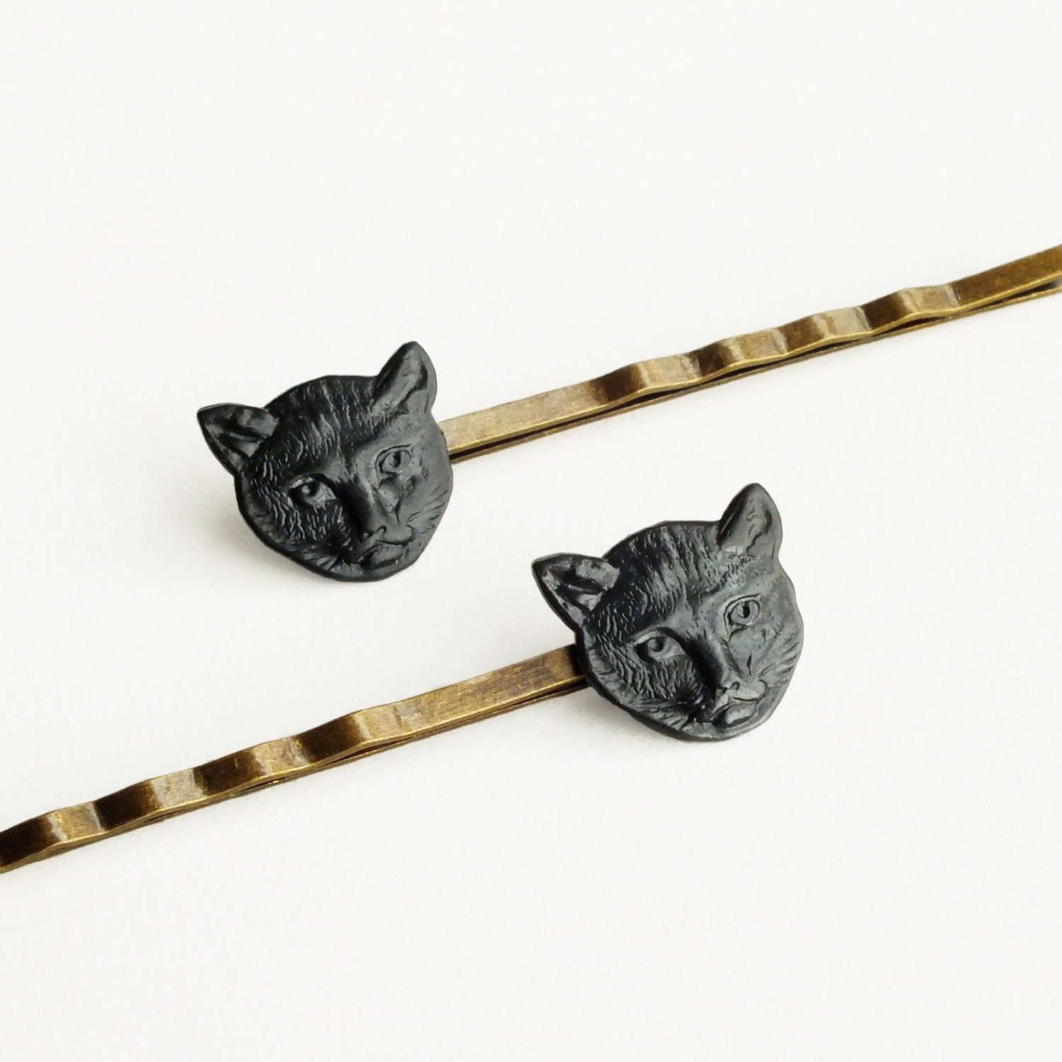 Cute Cat Hair Pins Black Cat Halloween Bobby Pins Animal Cute Cat Hair Pins Black Cat Halloween Bobby Pins Animal