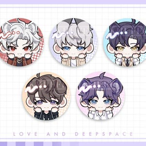 Love and Deepspace Mini Button Pins
