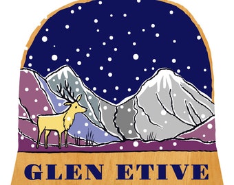 Glen Etive snow globe decoration