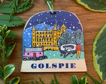 Golspie snowglobe decoration