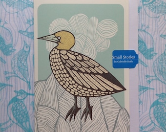 Gannet greetings card