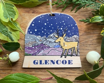 Glencoe Schneekugel Dekoration