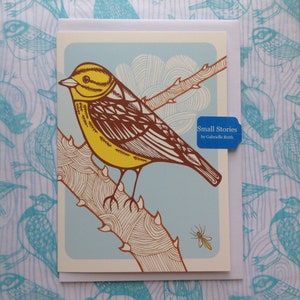 Yellowhammer greetings card