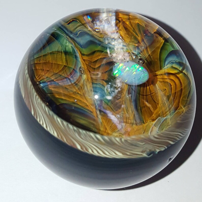 Cremation ash keepsake memorial marble / paperweight 99.9 Etsy