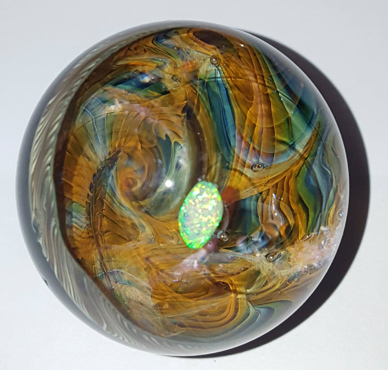 Cremation ash keepsake memorial marble / paperweight 99.9 Etsy