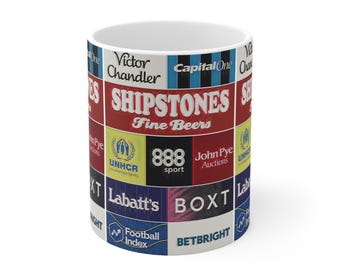 Nottingham Forest Sponsor Mug: Retro Football Fan Gift