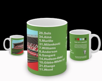 Nottingham Forest Mug: City Ground Trent End Design