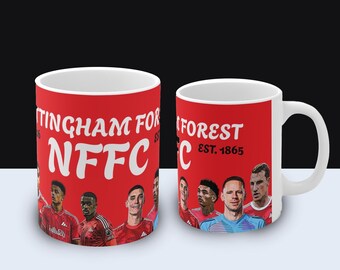 Nottingham Forest FC Mug: 2025/26 Squad Ceramic Mug