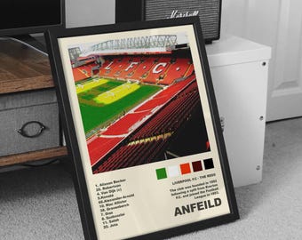 Liverpool FC Anfield Poster: The Reds Album Cover Art
