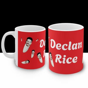 The Declan Rice Mug, Arsenal Mug, AFC Mug, Declan Rice, Arsenal Gift, Funny Mug, Football Funny, Banter, AFC Gift, Premier League, gunners