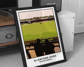 Glanford Park Poster: Scunthorpe United Football Art
