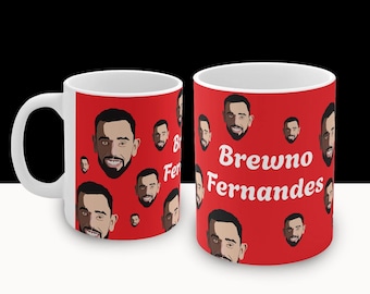 Taza de Brewno Fernandes: Regalo divertido del Manchester United
