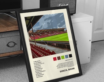 Lincoln City FC Album Cover Poster: LNER Stadium Tracklist