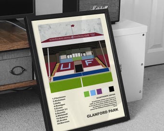 Scunthorpe United Poster: Glanford Park Album Cover Art