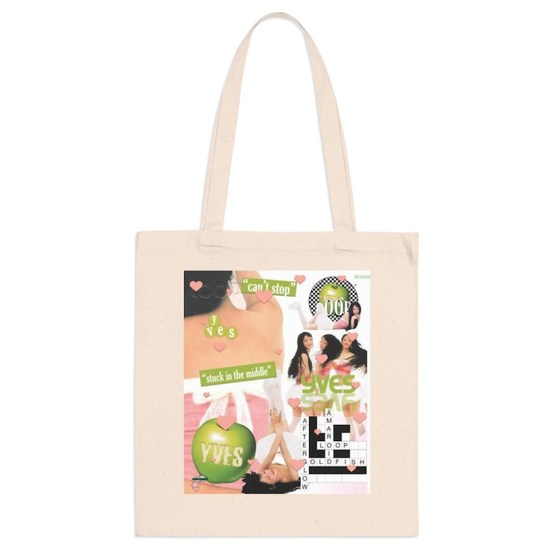 Yves Loop Album Merch Tote Bag Y2k Inspired Logo and Design Chuu Yves Loop Album Merch Tote Bag Y2k Inspired Logo and Design Chuu