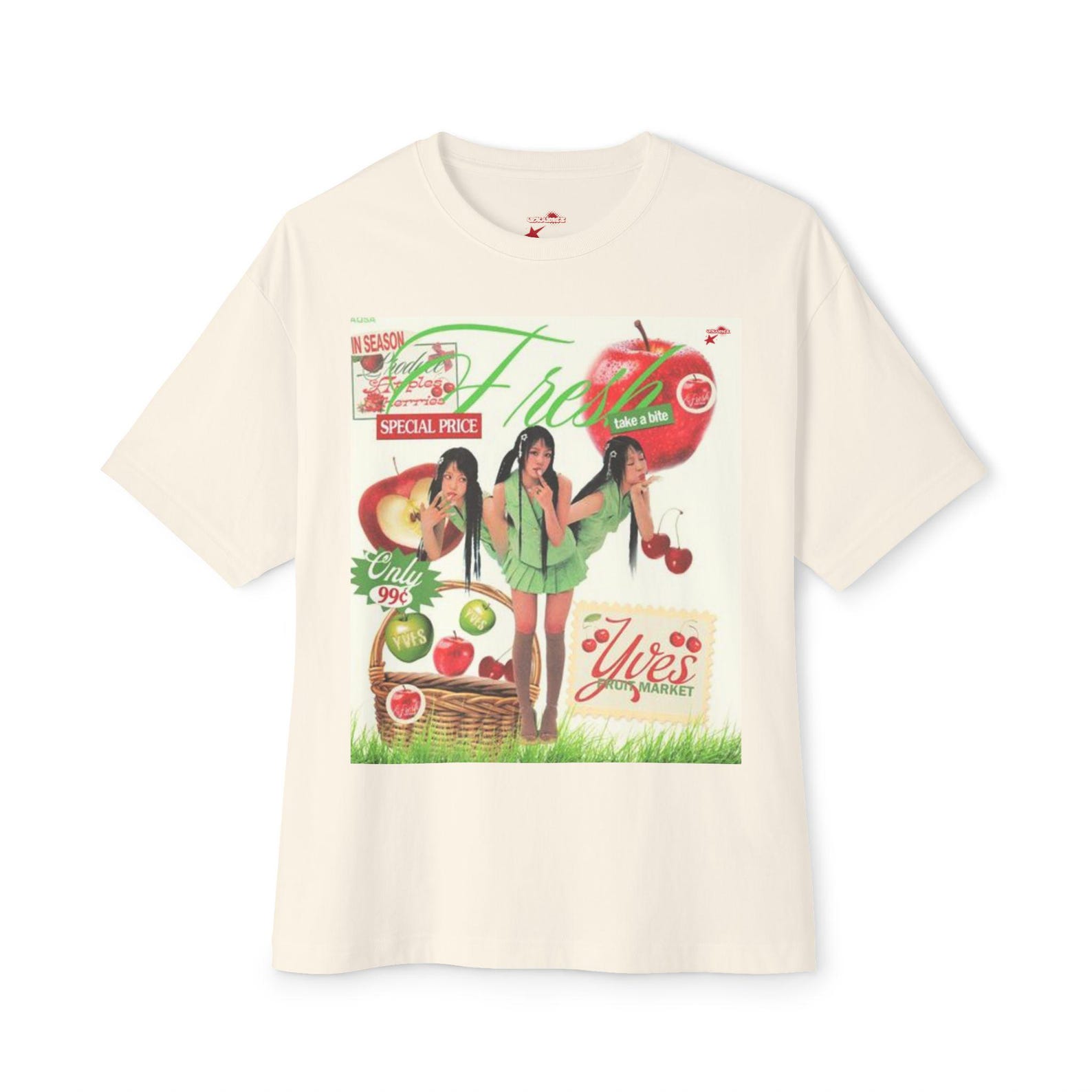 Yves Loop Album Inspired Unisex Tee, Loona Kpop Merch, Y2K Beige Box ...