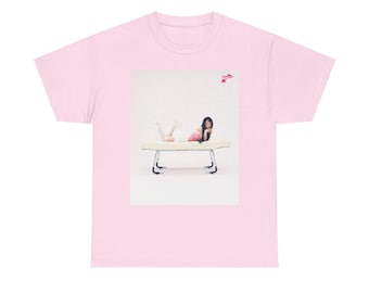 Yves Loop Album Kpop Pink Color Palette Unisex Heavy Cotton Tee, Chuu Loona Y2K Inspired Design