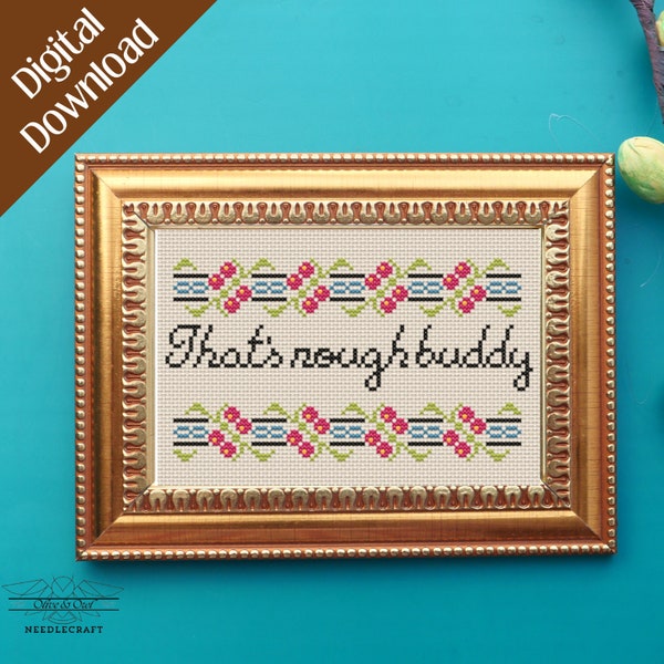 That's Rough Buddy - Avatar the Last Airbender Cross Stitch Pattern (Digital Download)