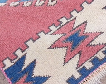 2x6 Turkish Runner Rug: Vintage Wool Corridor Rug
