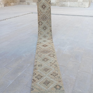 2x16 Vintage Persian Runner Rug,1.11x15.7 Feet Rug, Antique Rug,Extra Long Runner Rug,Runner Rug,Narrow Hallway Rug,Kitchen Runner Rug 2x20