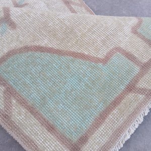 2x7 Rug Runner,Handmade Wool Rug,Turkish Small Runner,Kitchen Entryway Bedroom Bahtroom Runner,Vintage Rug,Oushak Rug,home decor,1.10x6.7 ft