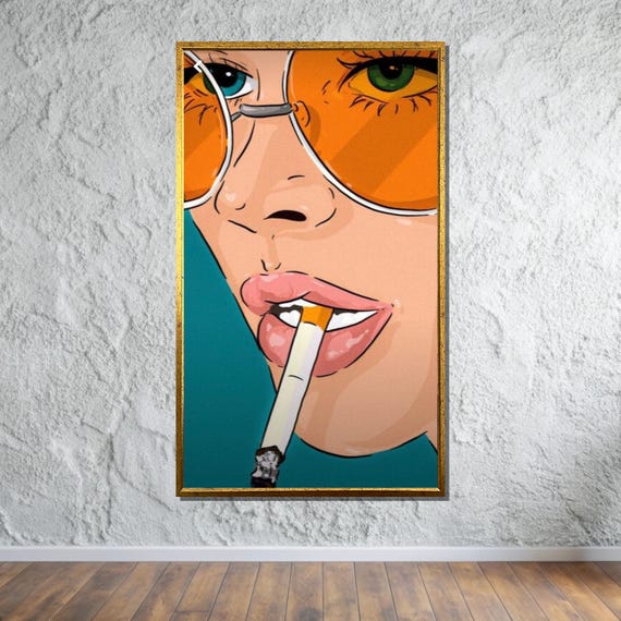 cigarette painting easy How to draw How to Paint a Portrait