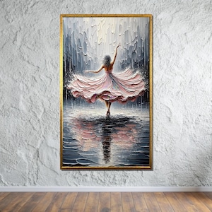バレリーナのクロスステッチパターン、有名な絵画、Xステッチチャート