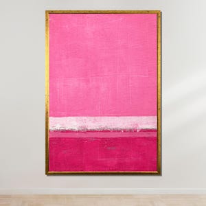 Rothko-Inspired Abstract Art, Large Color Block Canvas, Modern Minimalist Painting, Ready to Hang