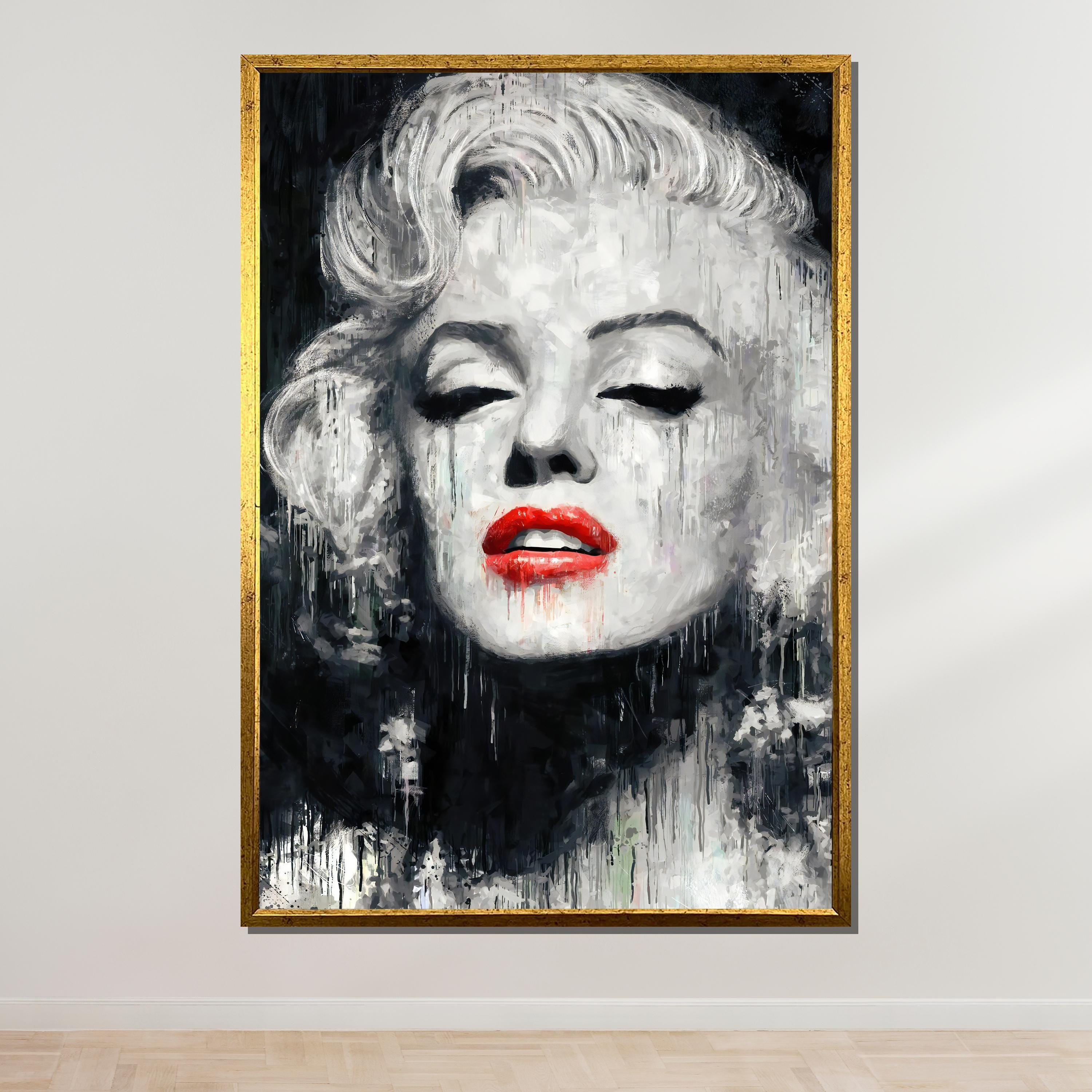 マリリン モンロー ポップアート キャンバス、象徴的なハリウッドの