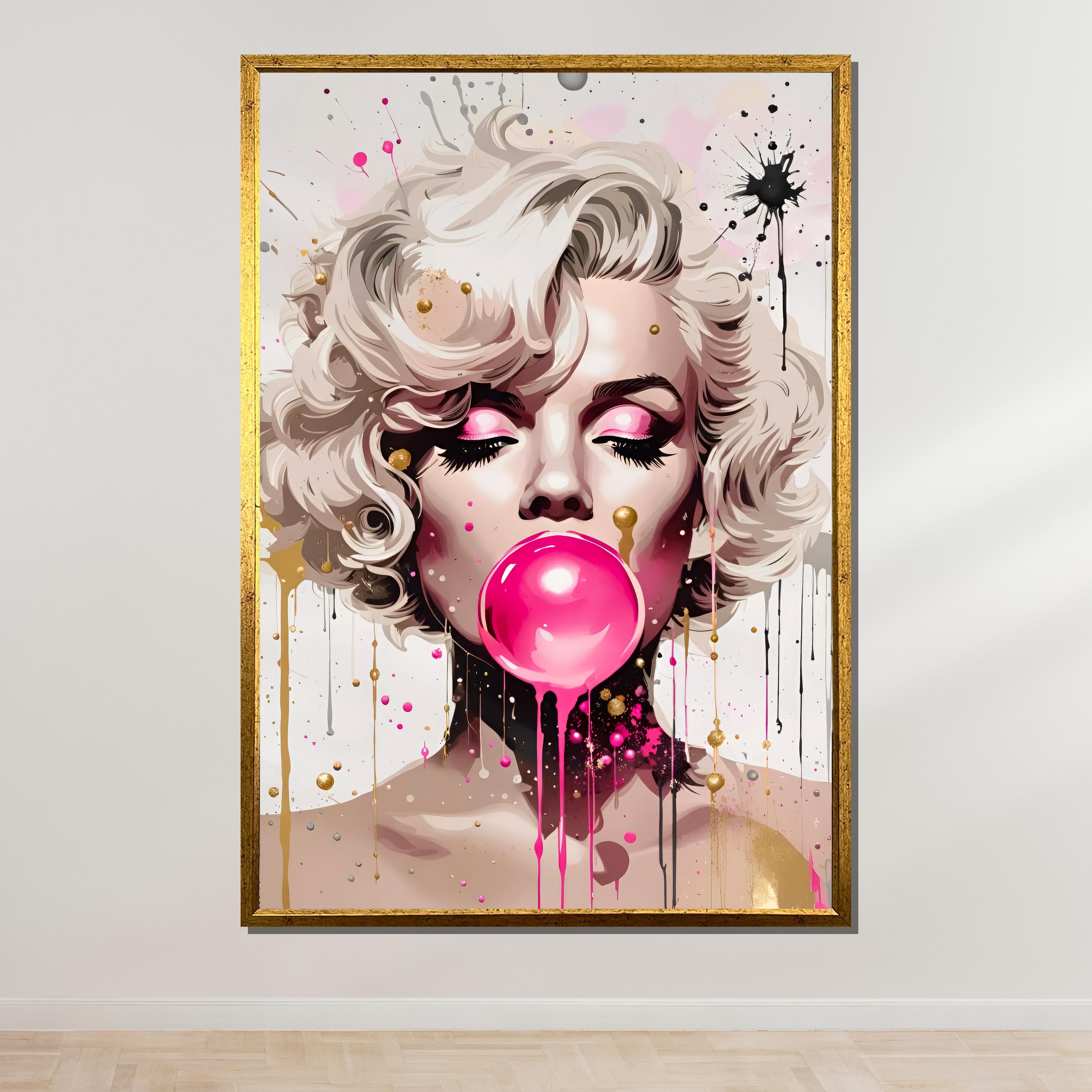 Marilyn Monroe Bubble Gum Picture - Etsy