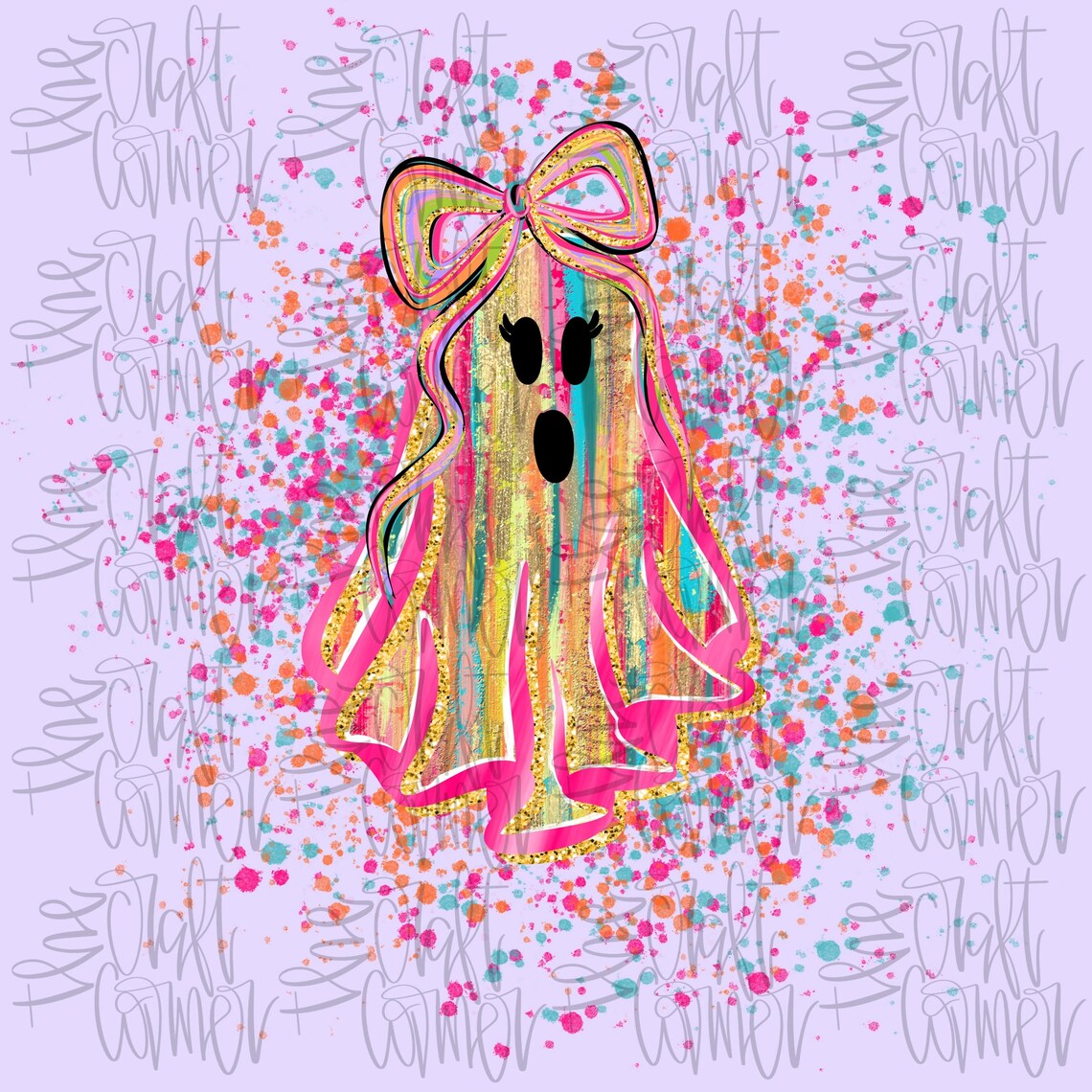 Preppy Ghost PNG, Coquette Ghost PNG, Ghouls, Preppy Halloween PNG ...