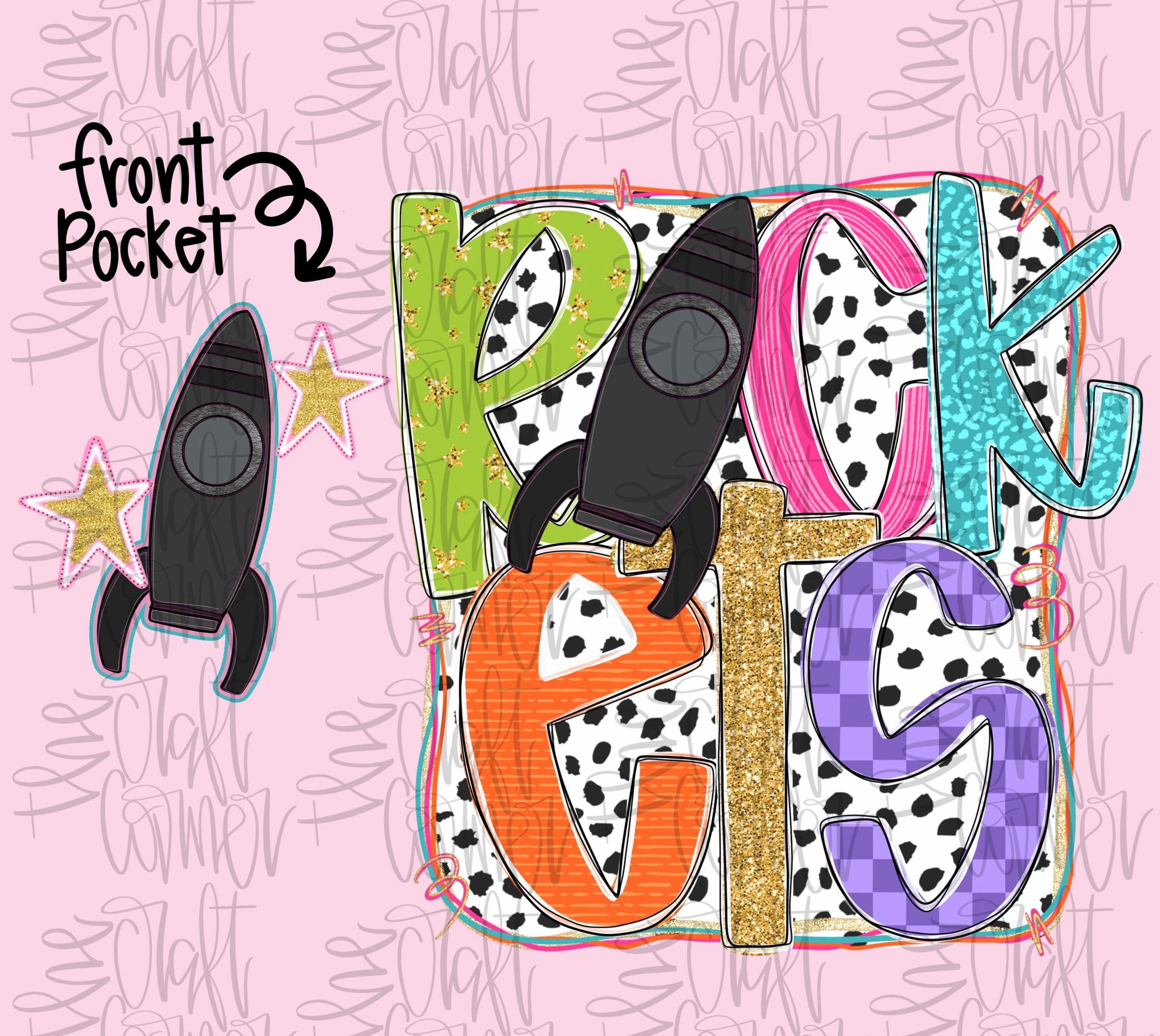 Preppy Rockets Preppy Mascot PNG, Rockets PNG, Preppy School Spirit PNG, Girly Mascot ...