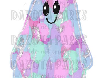 Ghost png watercolor png trendy png preppy png fall png
