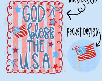 Dios bendiga a los EE. UU. PNG, Coqueta patriótica PNG, Americana PNG, EE. UU. PNG, Coqueta PNG, Preppy patriótica, Rojo blanco y azul PNG, Dibujado a mano