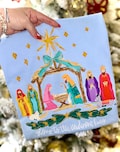 Nativity PNG, Christmas PNG, Baby Jesus PNG, Holy Night Png, Trendy Png, Merry Christmas Png, Christmas Coquette Png, Faux Glitter Png product logo