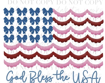 Amerikansk kokett PNG, patriotisk PNG, preppy Dtf, 4 juli, Memorial Day PNG, Amerika, digital design, handritad, bokstäver