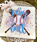Baseball PNG, Play Ball PNG, Baseball Splatter PNG, Game Day Png, Realistic Paint Png, Brushstroke Png, Girly Png, Faux Glitter Png