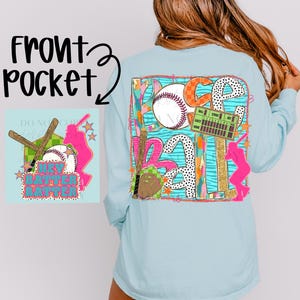 Baseball Preppy PNG, Fun Baseball PNG, preppy baseball png, baseball png, coquette png, girly, vivid png, neon, glitter digital design png