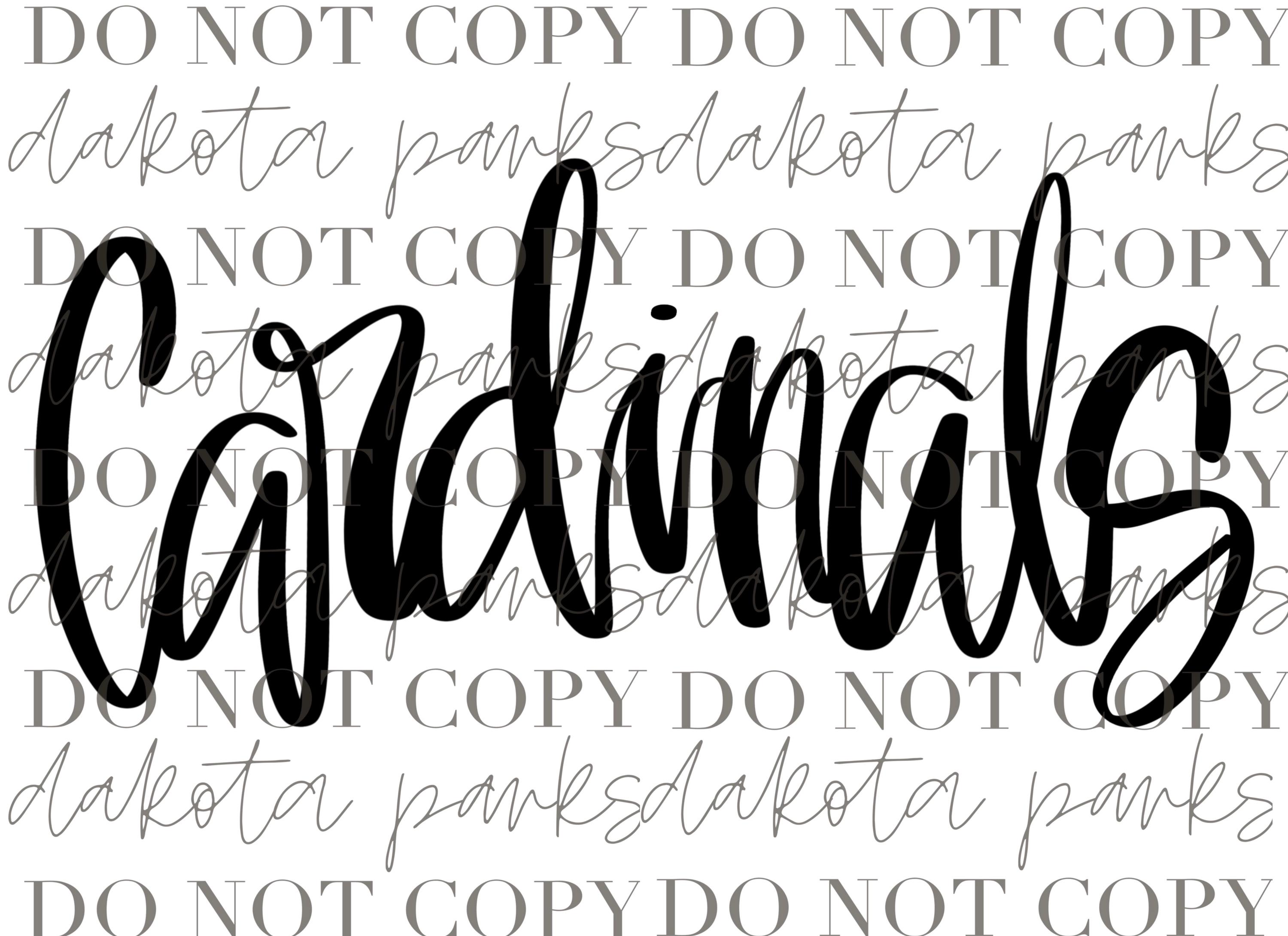 Cardinals Mascot, Cardinals Lettering, Hand Drawn Doodle, Calligraphy ...