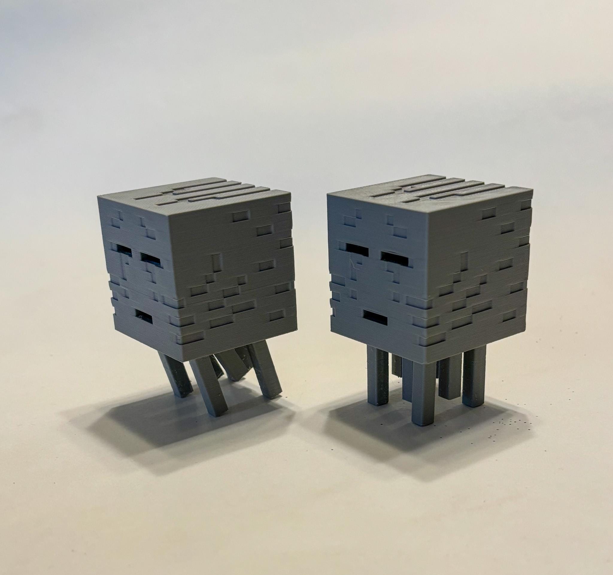 Minecraft Ghast Inspired Figure