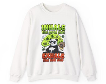 vibes in shambles Crewneck Sweatshirt | mental health humor, retro wavy text