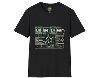 Blue Dream Terpenes Cannabis Chemistry T-Shirt | Breaking Bad Inspired