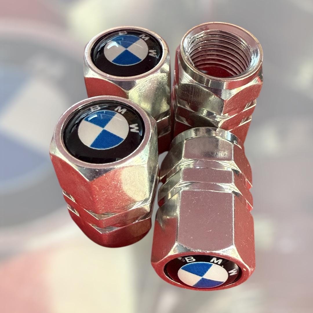 BMW Tire Valve Caps 4 Pcs With Logo Wheel Stem Dust Air Cap - Etsy