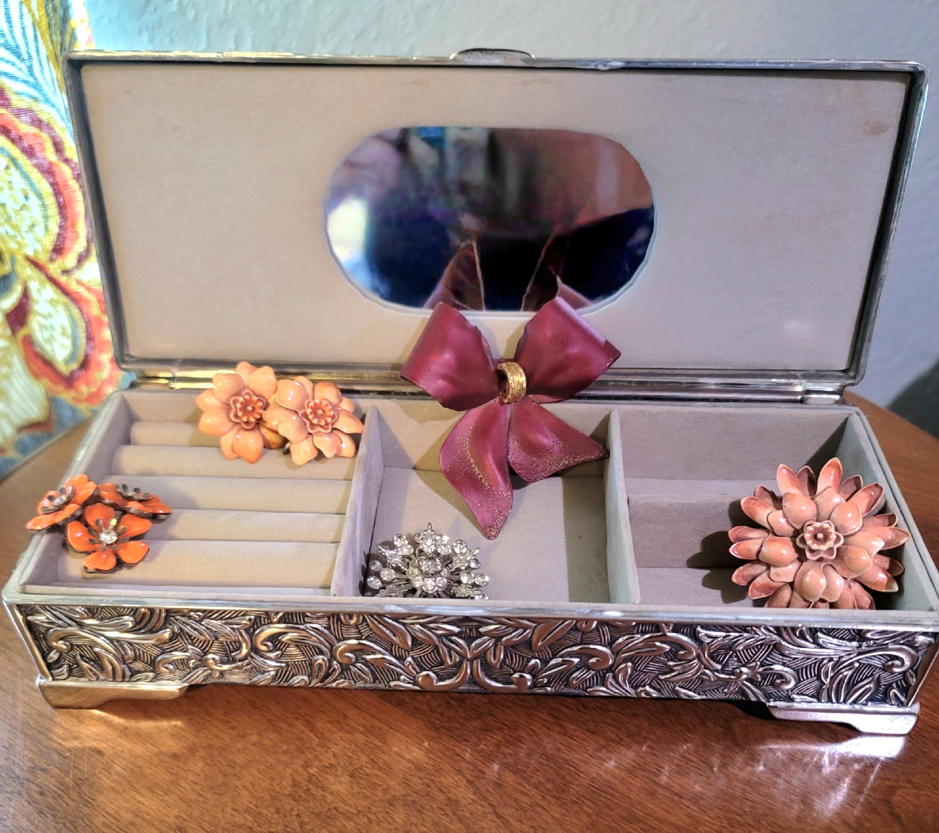 【GODINGER】 ビクトリアンのジュエリーボックス【シルバープレート】 GODINGER】 ビクトリアンのジュエリーボックス【シルバー