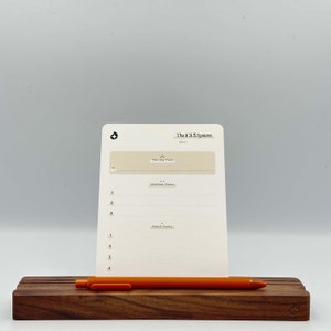 Takenlijstkaarten met standaard | Houder voor indexkaarten | Takenlijst Kladblok | Plankaarten | Notitiekaarten | A6-kaarthouder met takenlijst | A6-tracker
